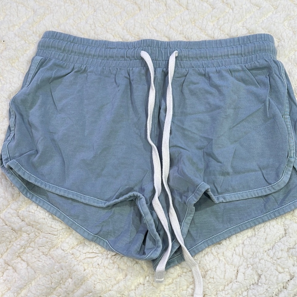 Greenish blue shorts